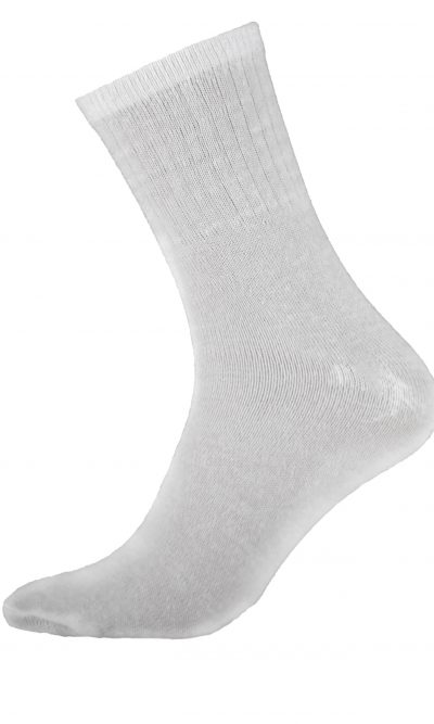 Mens White Sport Socks Work Socks 3 PAIRS