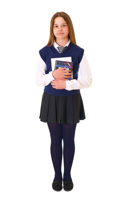 Navy schools girls opaque tights 60 denier – 3pack
